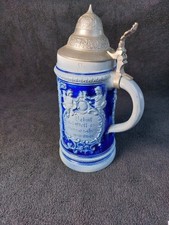 Salzglasur Bierkrug mit Putten 1 L