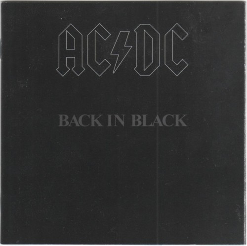 Back in black - back,