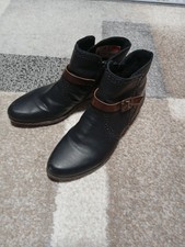 Rieker Antistress Damen Stiefelette Gr.40 grau -  kaum getragen 