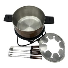 Fondue Set 8x Gabeln Topf