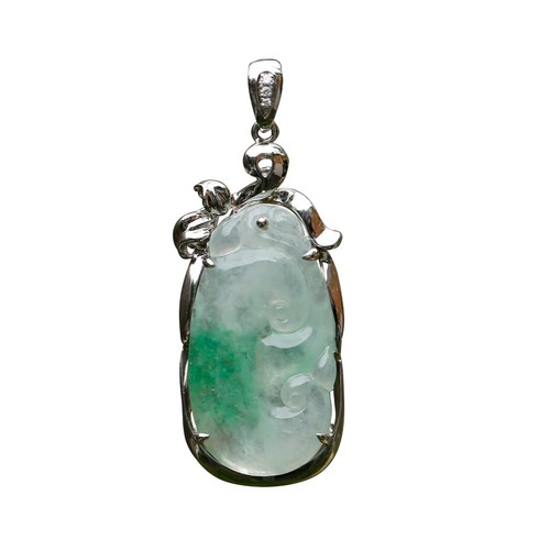 Natural green burmese jade - burmese,