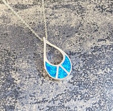 Glück blau opal - blau,