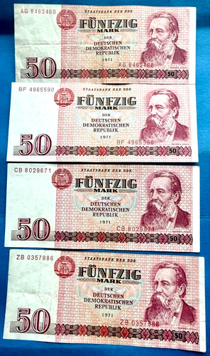 Ddr mark schein - mark, geldschein