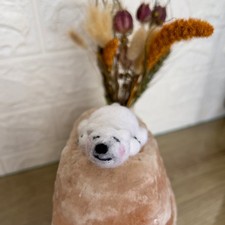 Süßer Mini Filz Eisbär |