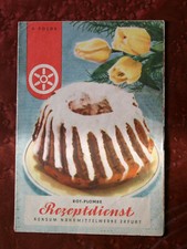 DDR Werbung 1957 Rot-Plombe Reklame Rezepte Weihnachten Konsum Nährmittelwerke