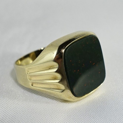 Herrenring mit heliotrop 333 - herrenring,