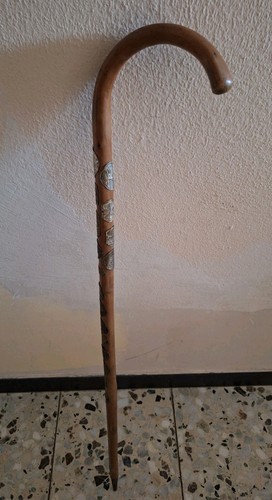 Vintage wanderstock holz - vintage,