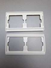 1x Berker  Arsys  Rahmen 2fach polarweiß, glänzend waagrecht gebraucht 22812