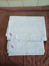 2 alte Bettlaken 205 x 144 cm