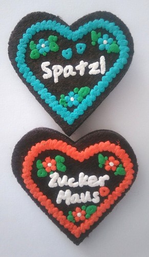 Lebkuchenherz filz - 20,