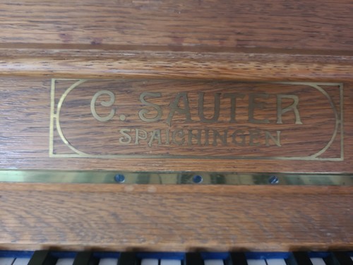 Klavier der marke sauter - klavier,