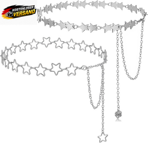 Stück bauchkette silber - 2,