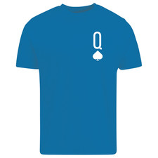 Queen of Hearts Card T-Shirt Q Poker Grafik Tee für Damen und Herren Casino Shirt