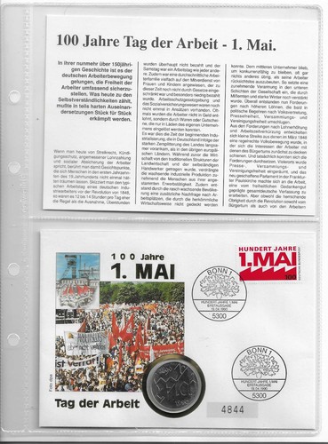 Numisbrief ddr 100jahre 1mai - numisbrief,
