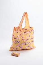 CEDON Easy Bag faltbare Einkaufstasche Einkaufsbeutel Shopper Blüten gelb