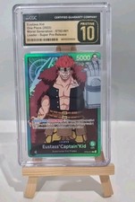 Eustass Captain Kid ST02-001 - CGC Pristine 10 - Super Pre-Release One Piece TCG