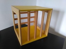 Kletterwürdel Holz/gelb 50 x 50 x 50 cm geeignet für Rutsche von Dusyma