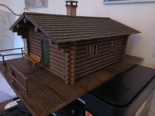 Pola -LGB -Hübsches Blockhaus- Spur G -sehr sauber gebaut - nur Innen genutzt !!