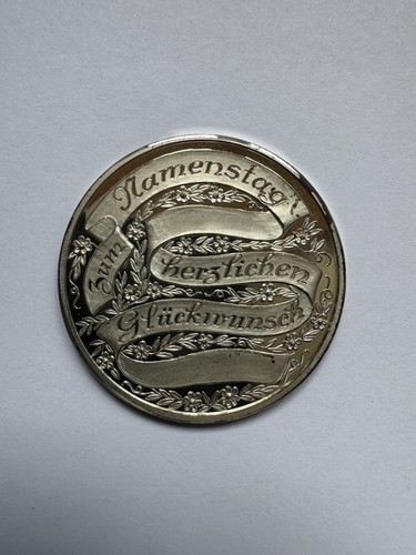Feinsilber medaille 1000 - feinsilber,