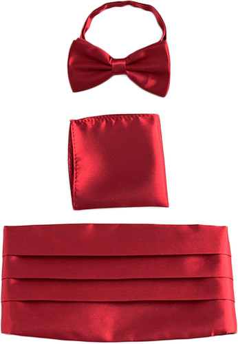Herren satin kummerbund fliege - satin,