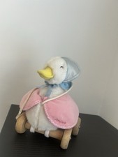Peter Rabbit Vintage Jemima Puddleduck Plüsch Pull Along 2004