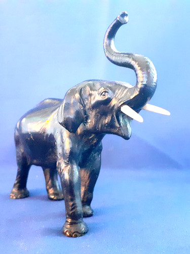 Elefant figur metall 478 g - elefant,