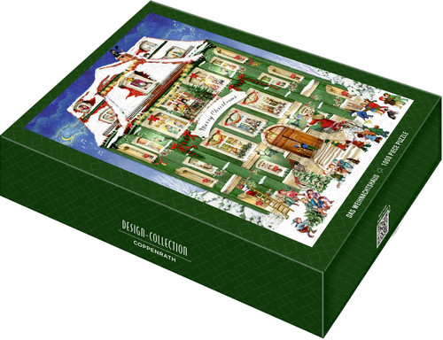 Puzzle das weihnachtshaus - -,