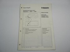 Fiat Peugeot Citroen Einbauanleitung Webasto Thermo Top S DW/BW50 Heizung