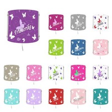 Kinderzimmerlampe Kinderlampe Nachtlicht Wandlampe mit Namen Motiv Schmetterling