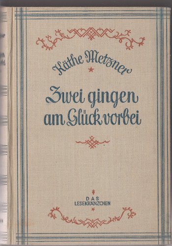 Käthe metzner zwei gingen am - gingen,