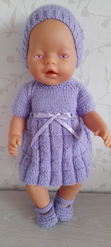 Handgestrickte puppenkleidung - handgestrickte,