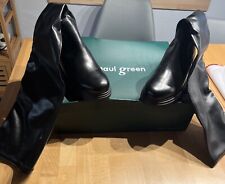 Paul Green Damen Langschaftstiefel Kalbleder/Stretchnappa Black OVERKNEE EU 41 U