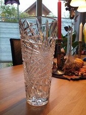 Vintage Kristall Glas Vase