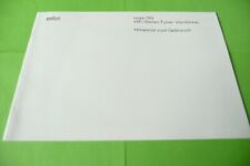 Hinweise zum Gebrauch-Anleitung/Instructions für Braun Regie 510  ,ORIGINAL