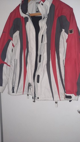 Damen skianorak rot weiss - damen-skianorak,, rot-weiss