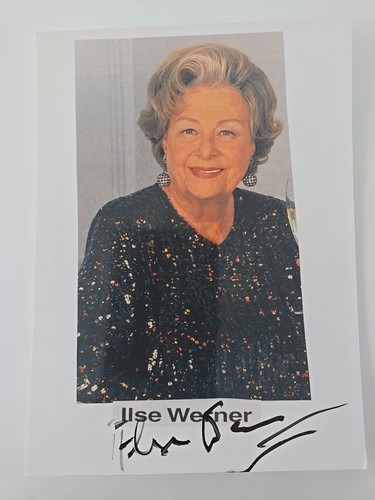 Ilse werner foto 13x16cm - foto,