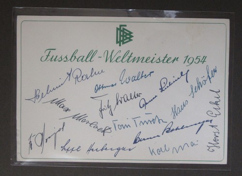 Alte fußball autogrammkarte - alte,