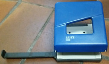 Leitz Bürolocher 5008 blau eckige Form A6/A5/A4 einstellbar guter Zustand