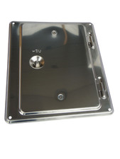 Upmann Edelstahl Kamintür 14