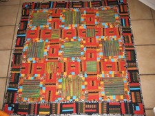 quilt decke Wandquilt Deko Afrika handarbeit
