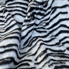 Pelziges Kunstfell ZEBRA