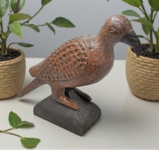 Antik Holz Große Vogel Figur