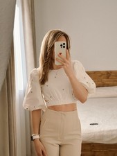 Traumhafte Crop-Bluse mit