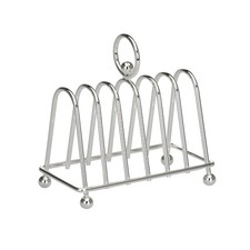 Toastständer Versilbert für