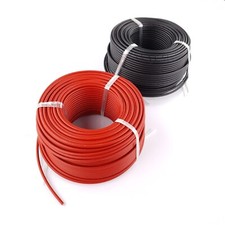 2x 100m PV-Solarkabel  1x4mm² 1xrot 1x schwarz Photopholtaik Anlage