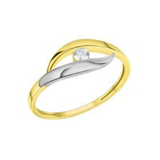 Ringe 375 gelbgold - 375, bicolor