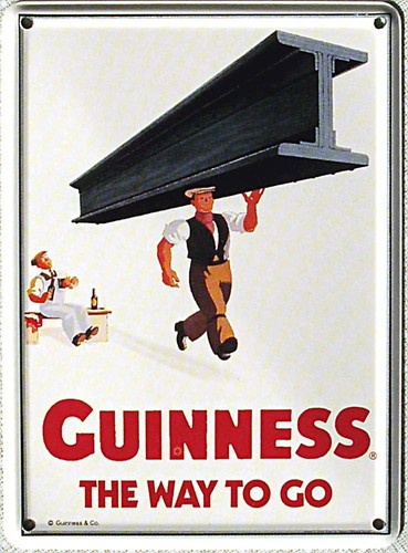 Mini blechschild guinness - guinness,