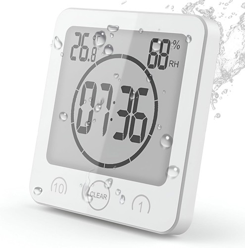 Badezimmeruhr digital wecker - digital,