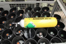 AUER Arbeitsflasche Pressluftflasche Atemluft Flasche 6l 300 bar (mit TÜV)