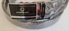 Montblanc Gürtel Automatikschnalle Neu unbenutzt Unisex 130cm Lang 3.3cm Breite 